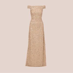 Elegant Sequin Evening Gown